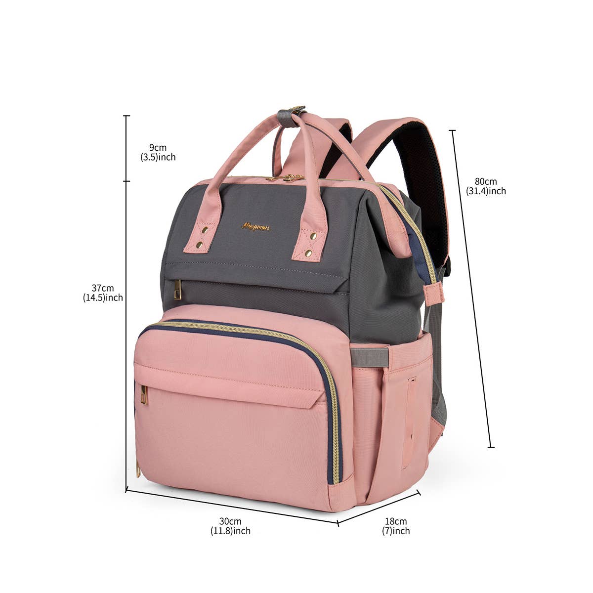 INSULATED MOTHER AND BABY BACKPACK FOR OUTINGS_CWAB2228