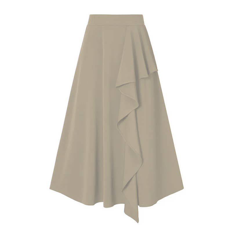 PLUS-SIZE LOOSE IRREGULAR SKIRT