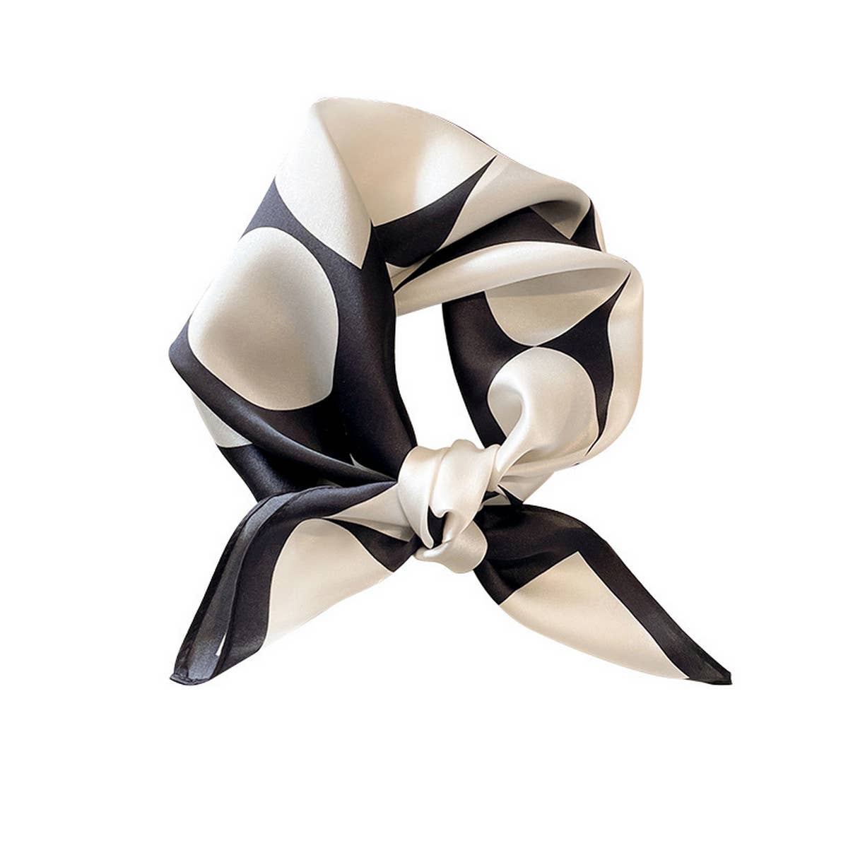 Minimalist Spring and Summer Polka Dot Plaid Scarf