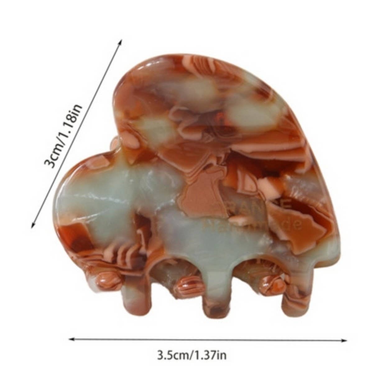 CWAHA1382_ACETIC ACID LOVE IRREGULARITY HAIR CLAW CLIP