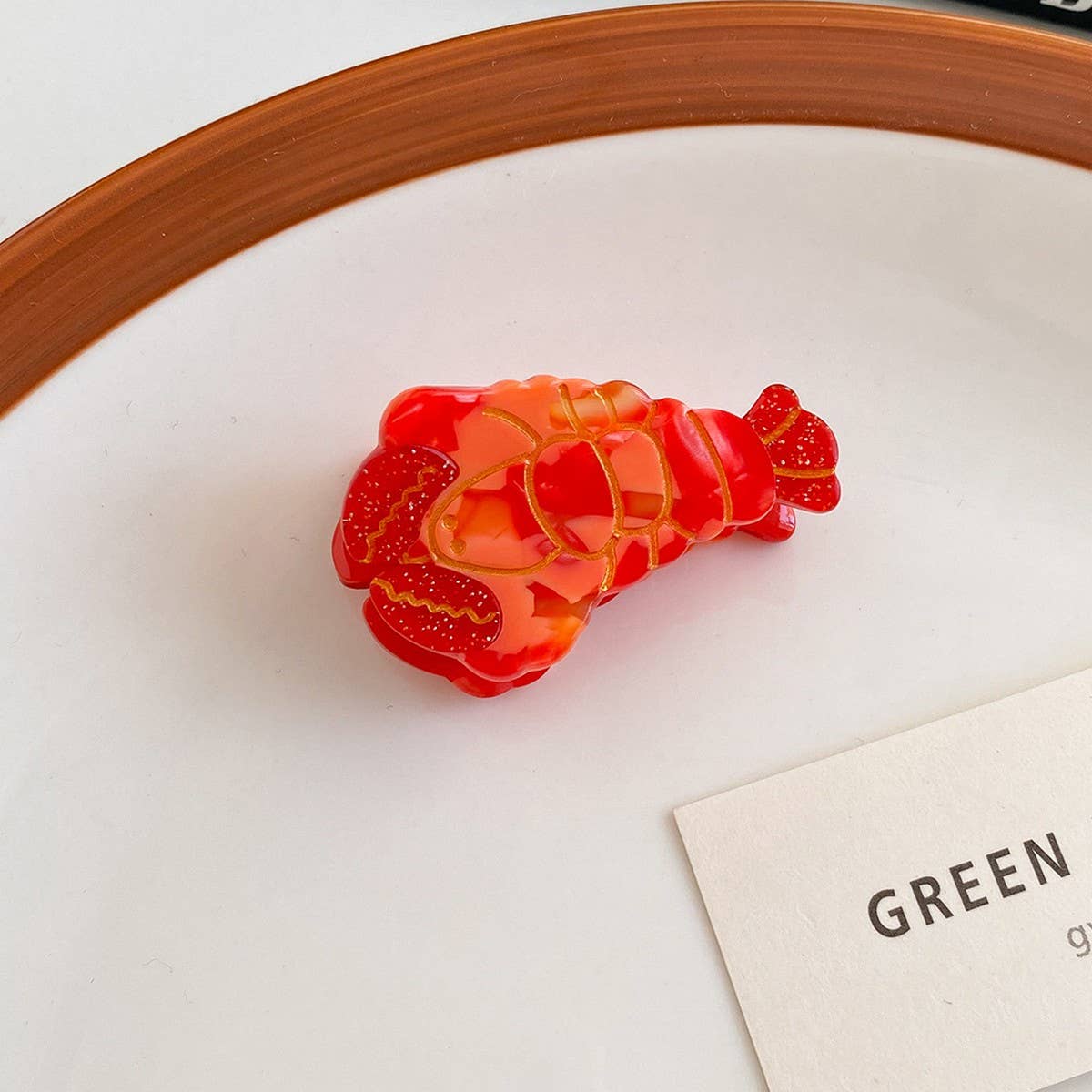 Cute Ocean Hair Clips?Acetate Sea Animal Claws