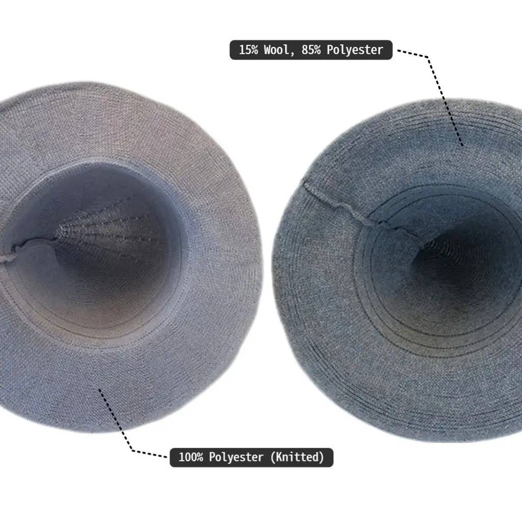 Halloween Knit Witch Hat, Wide Brim Pointed Top_CWAH0616