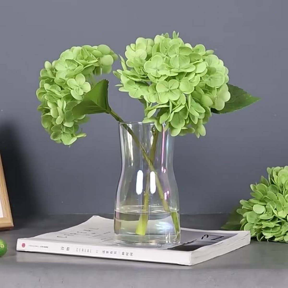 Real Touch Hydrangea Arrangement for Home Decor_CWMM6521