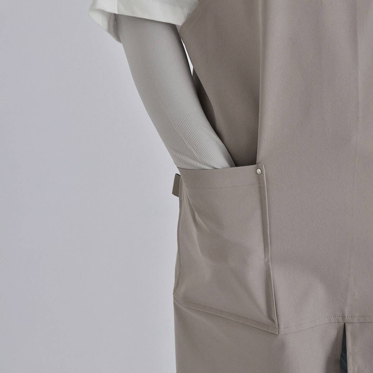 Cafe Restaurant Canvas Apron with pockets_CWMM3294