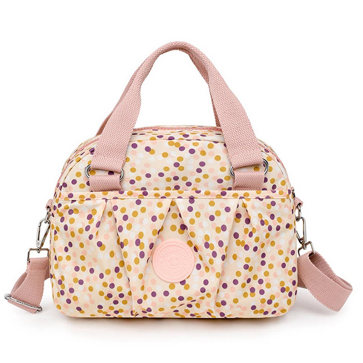 CASUAL PRINTED NYLON CROSSBODY SHOULDER BAG_CWASC1745