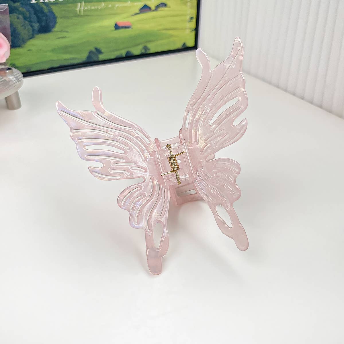 Iridescent Mermaid imitation acetic acid clip