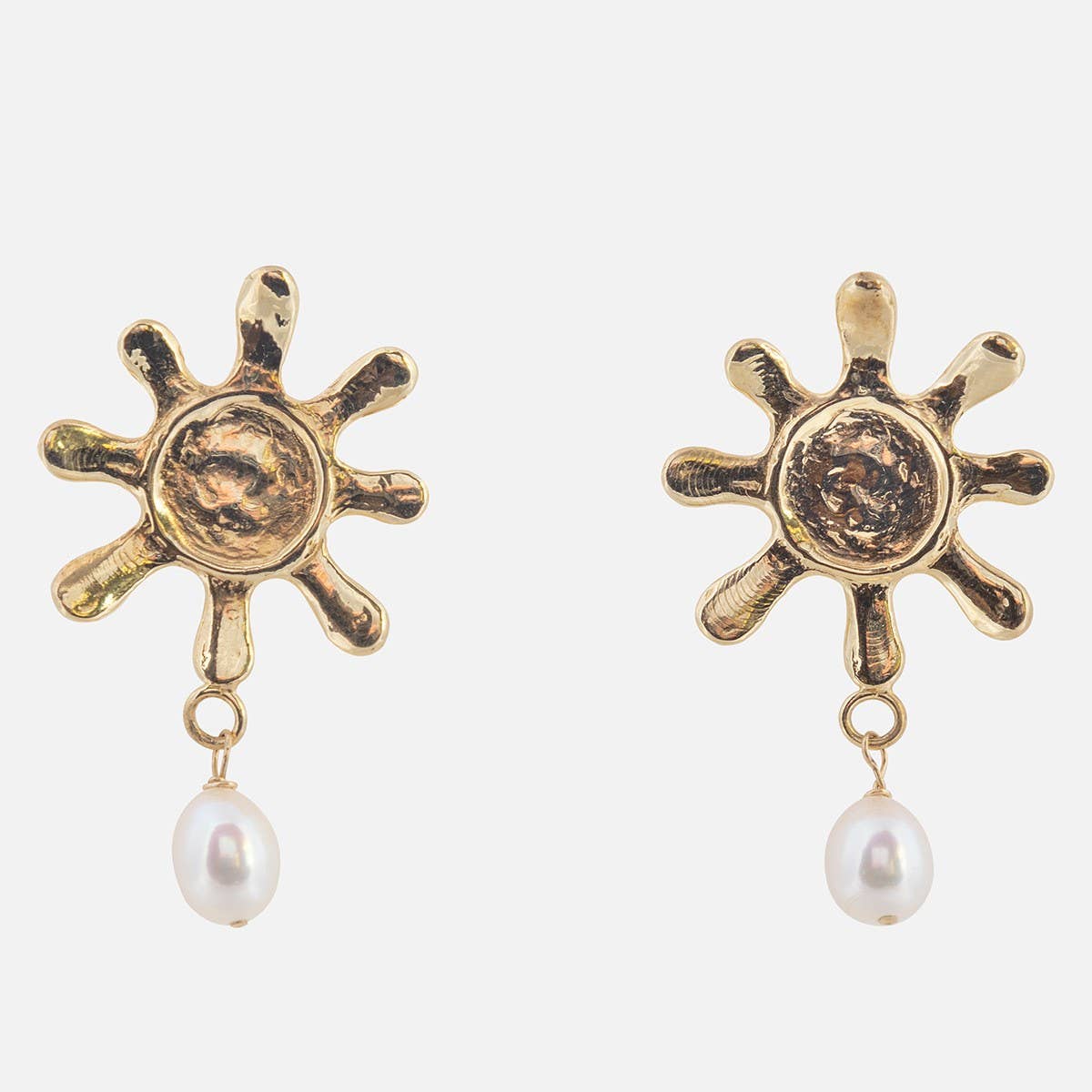 Sun, Moon, Stars, Heart Old Earrings, Retro Design