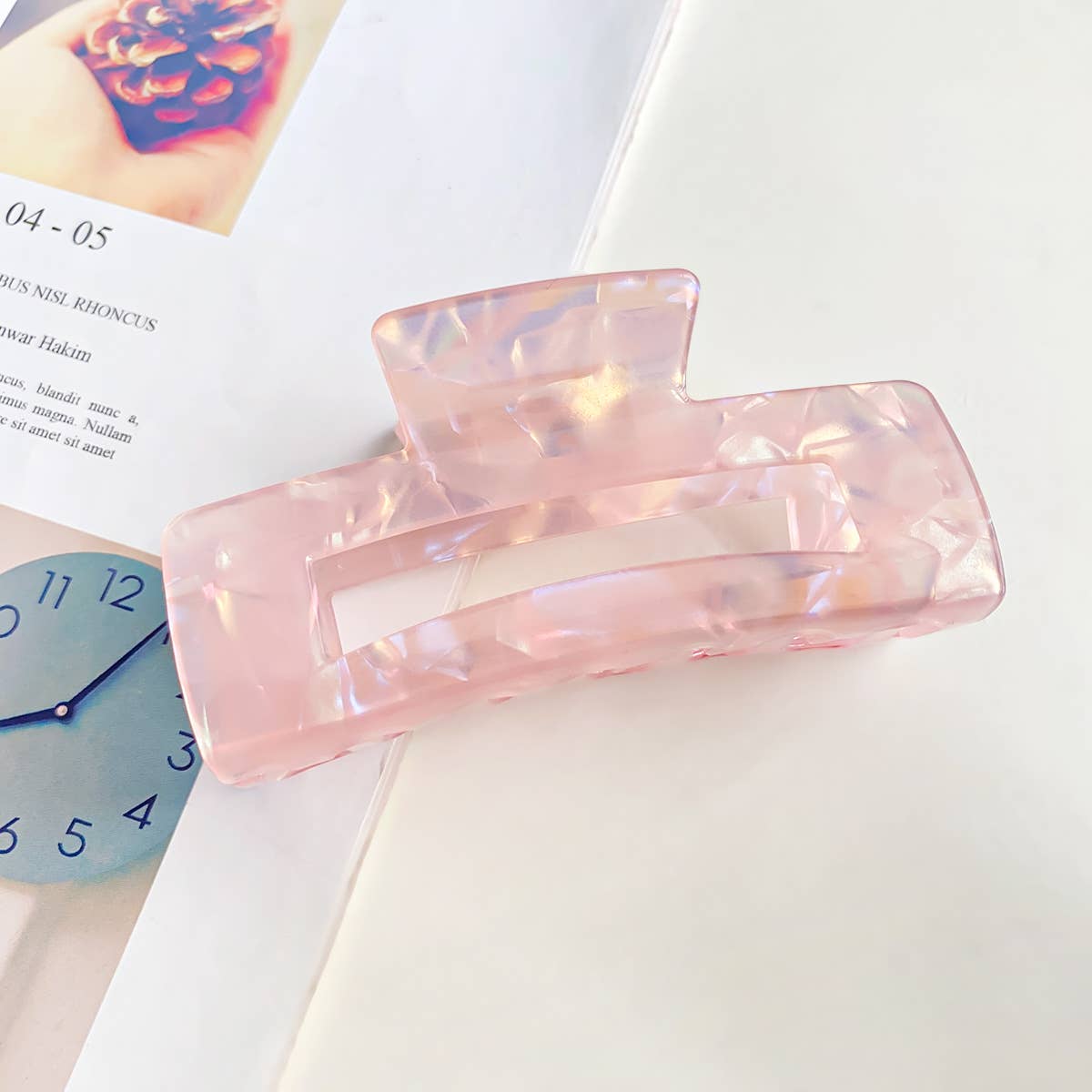 Iridescent Mermaid imitation acetic acid clip