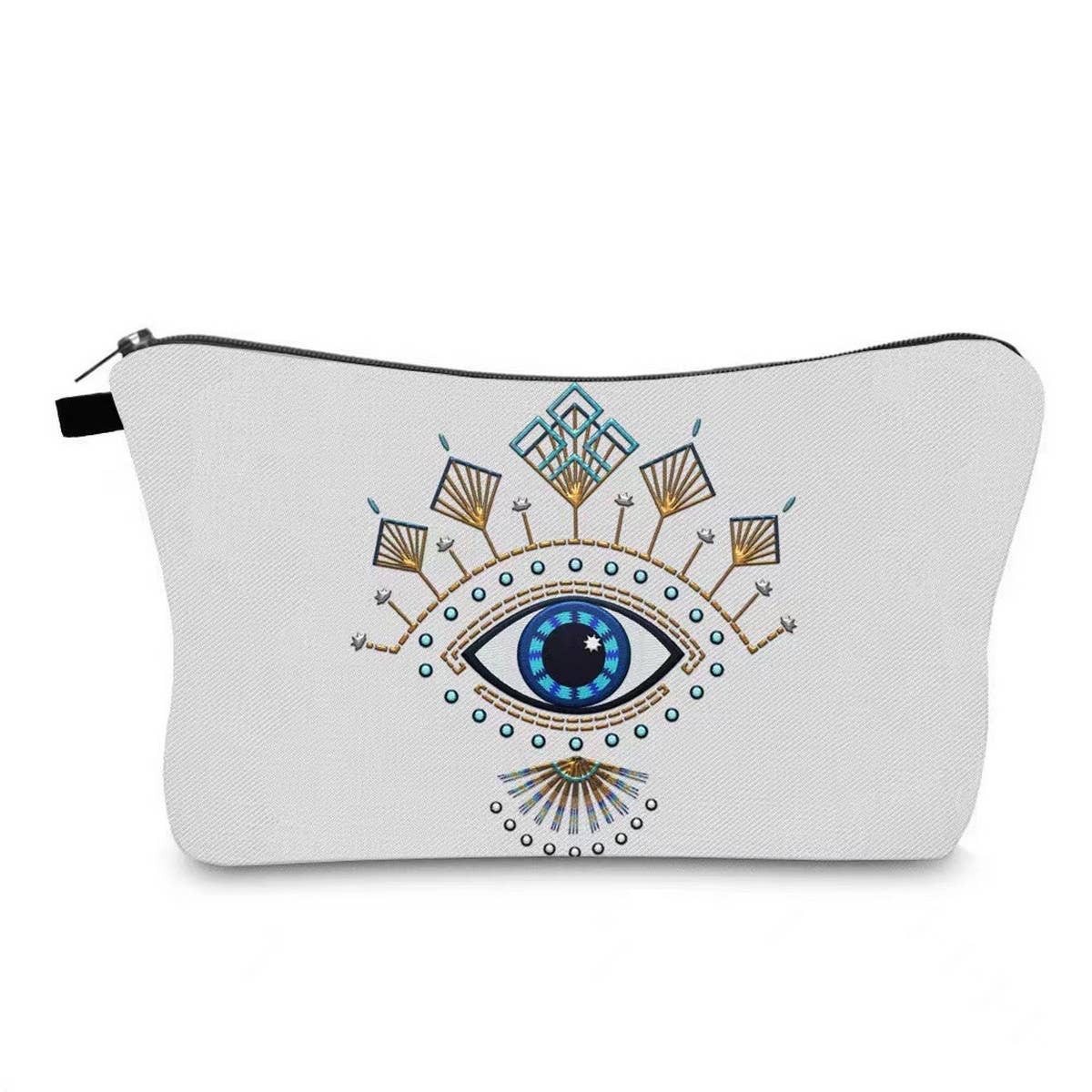 TRAVEL DEVIL'S EYE PRINT COSMETIC BAG_CWAB2252