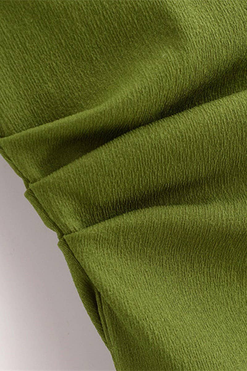 CWDMD4172_SOLID COLOR SLIM WAIST SLEEVELESS DRESS