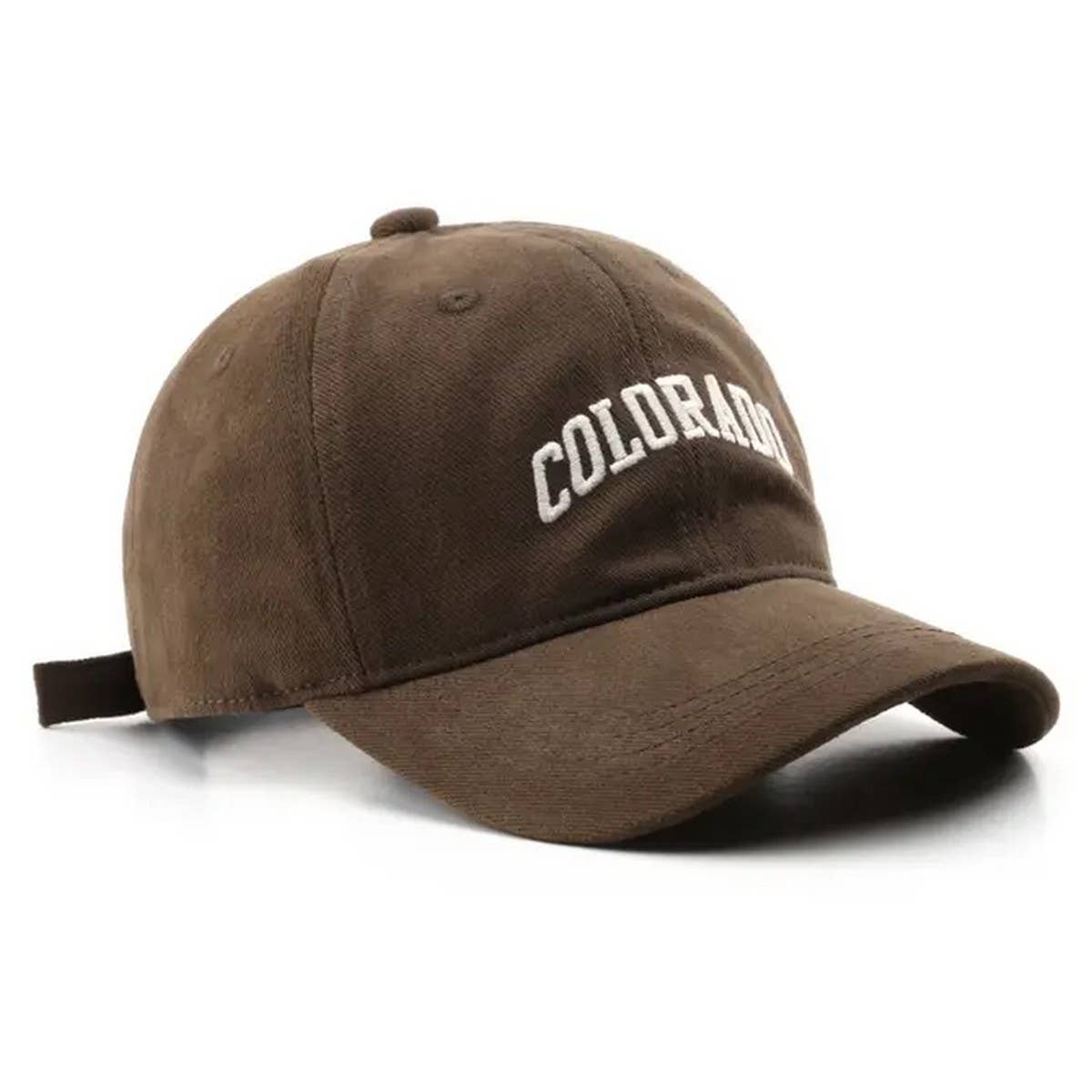 Vintage Letter Embroidered Baseball Cap Outdoor_CWAH0500