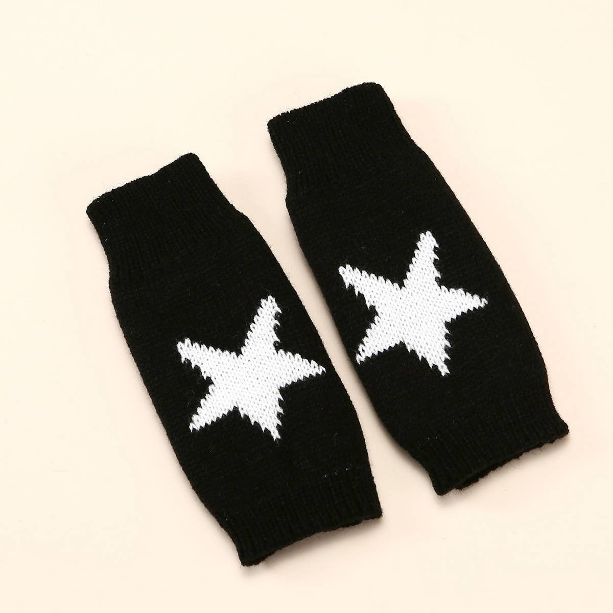 Acrylic Star Arm Sleeves ??Warm Fingerless Design_CWAG0085