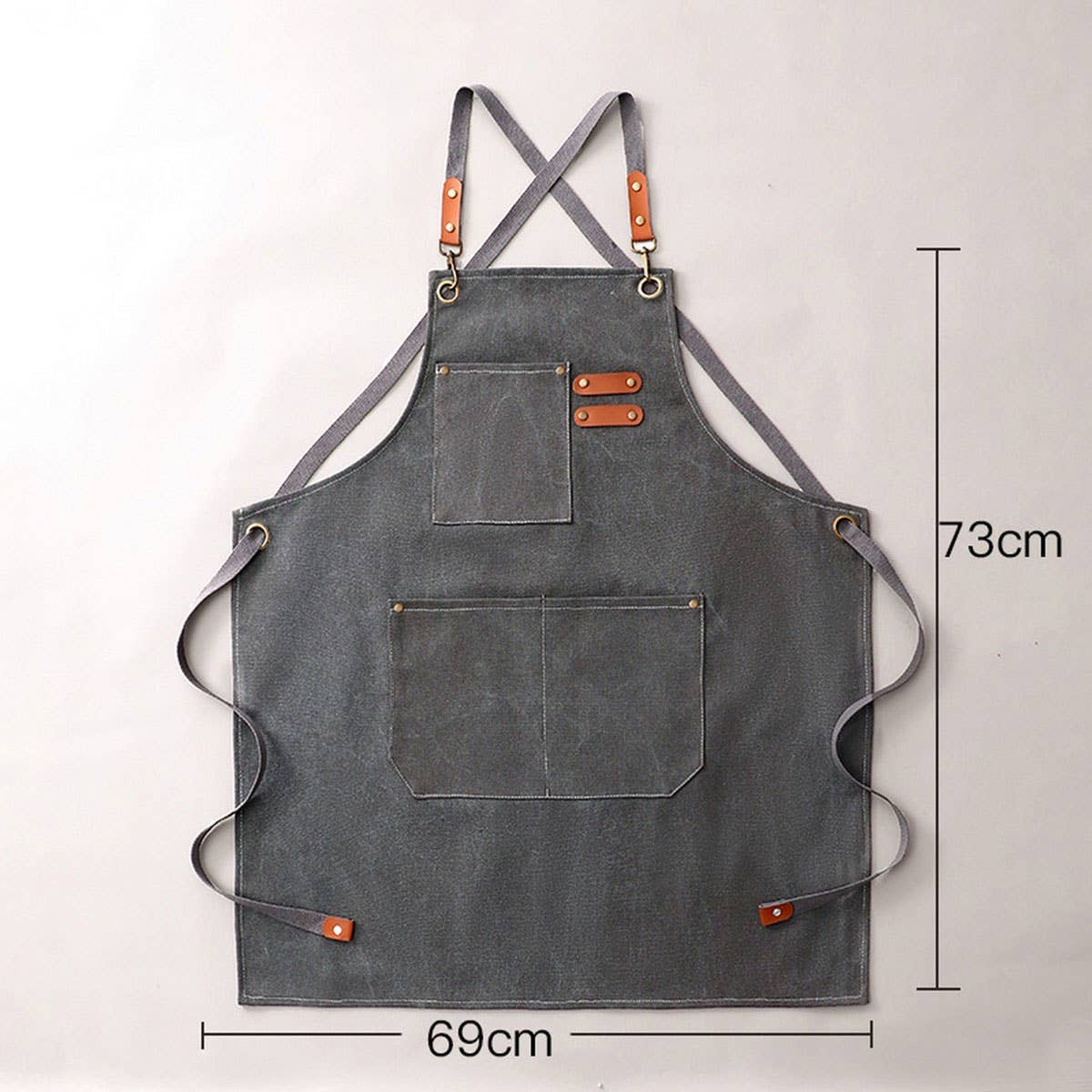 Custom Cotton Canvas Kitchen Apron for Women