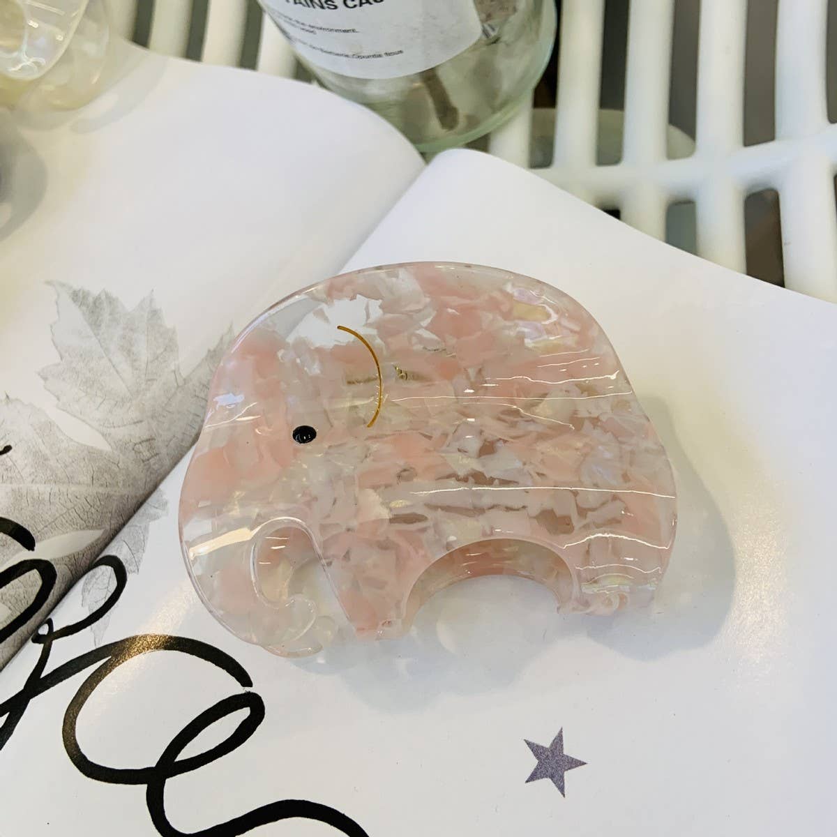 CARTOON ANIMAL ELEPHANT SIMPLE HAIRPIN_CWAHA2151