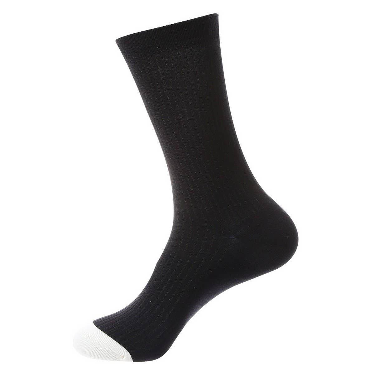 MEN'S CASUAL SOLID COLOR MID-CALF SOCKS