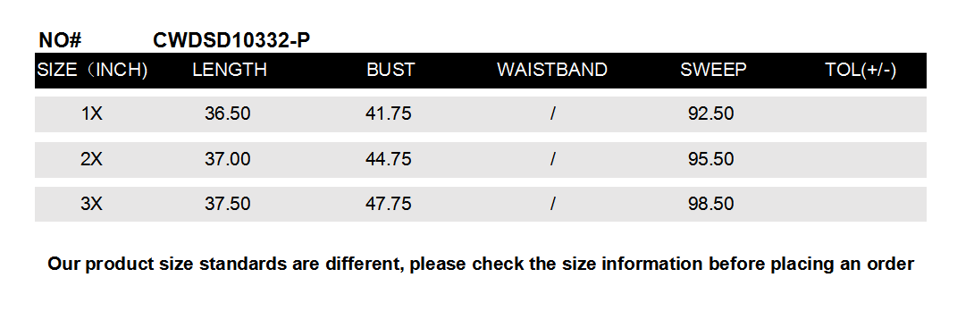 CWDSD10381-P_PLUS SIZE DEEP V NECK SWING FLOUNCE DRESSES