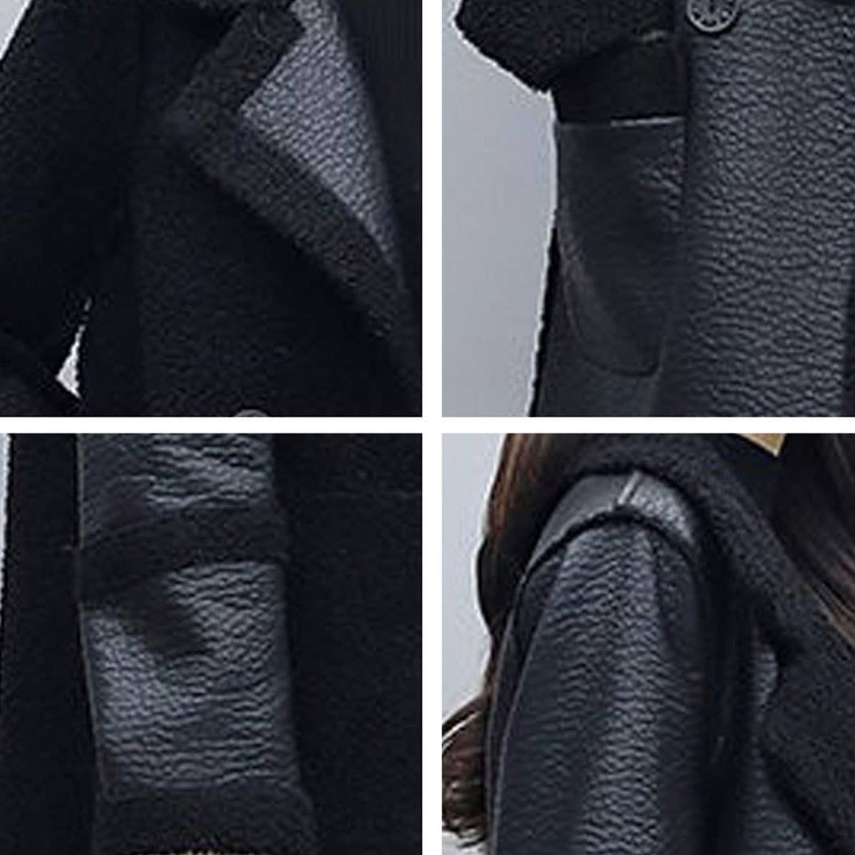 Vintage Reversible Faux Fur Lined Long Coat Women