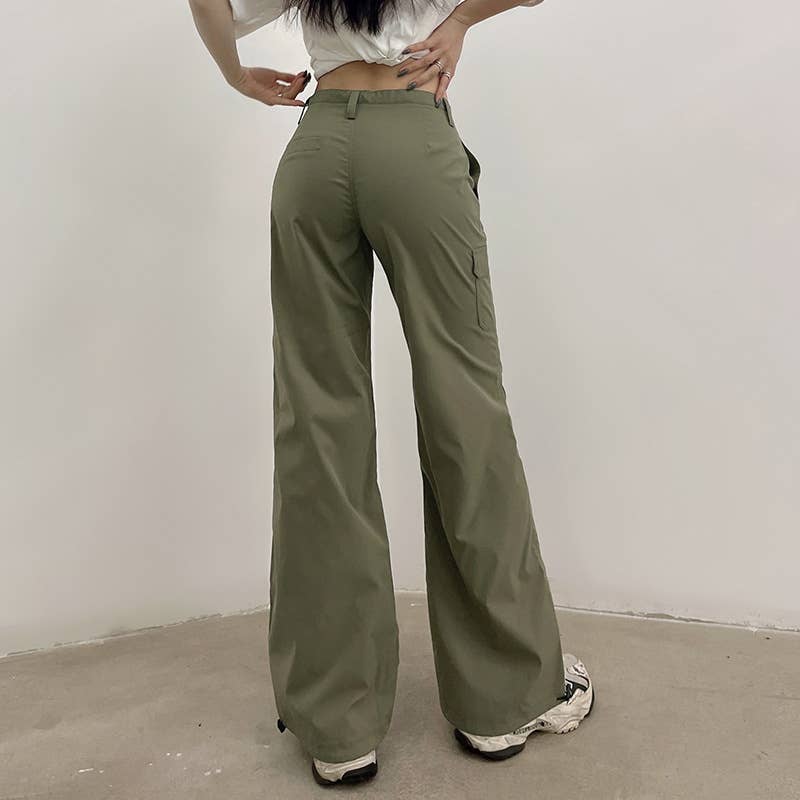 SEX TREND BOW LACE-UP POCKET LEG PANTS