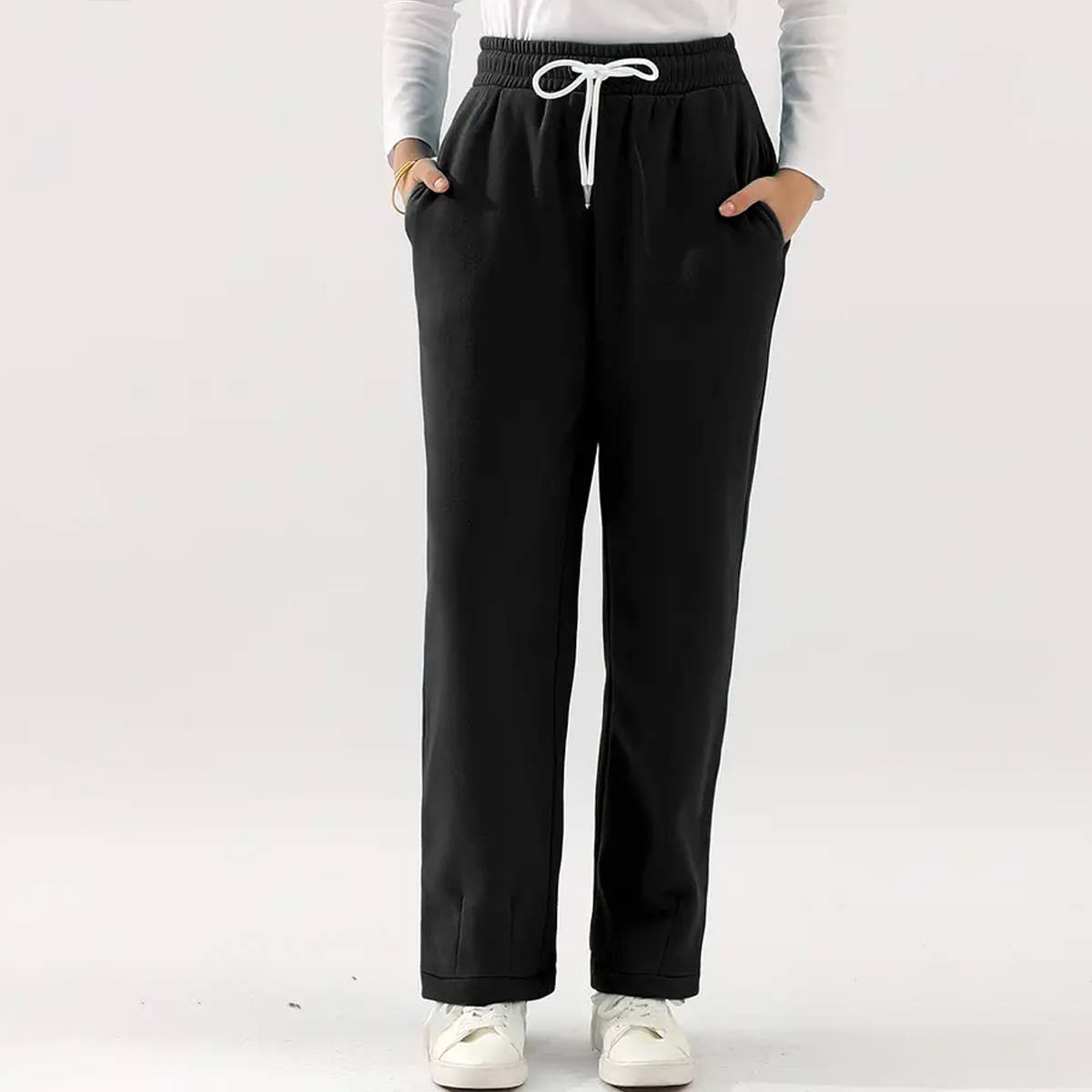 WOMEN SLIM STRAIGHT PANTS_CWBLP391