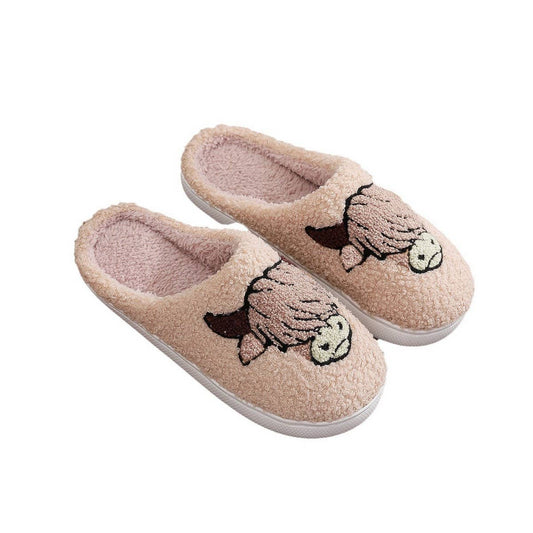 CHRISTMAS HOT-SELLING ANIMAL PRINT COTTON SLIPPERS