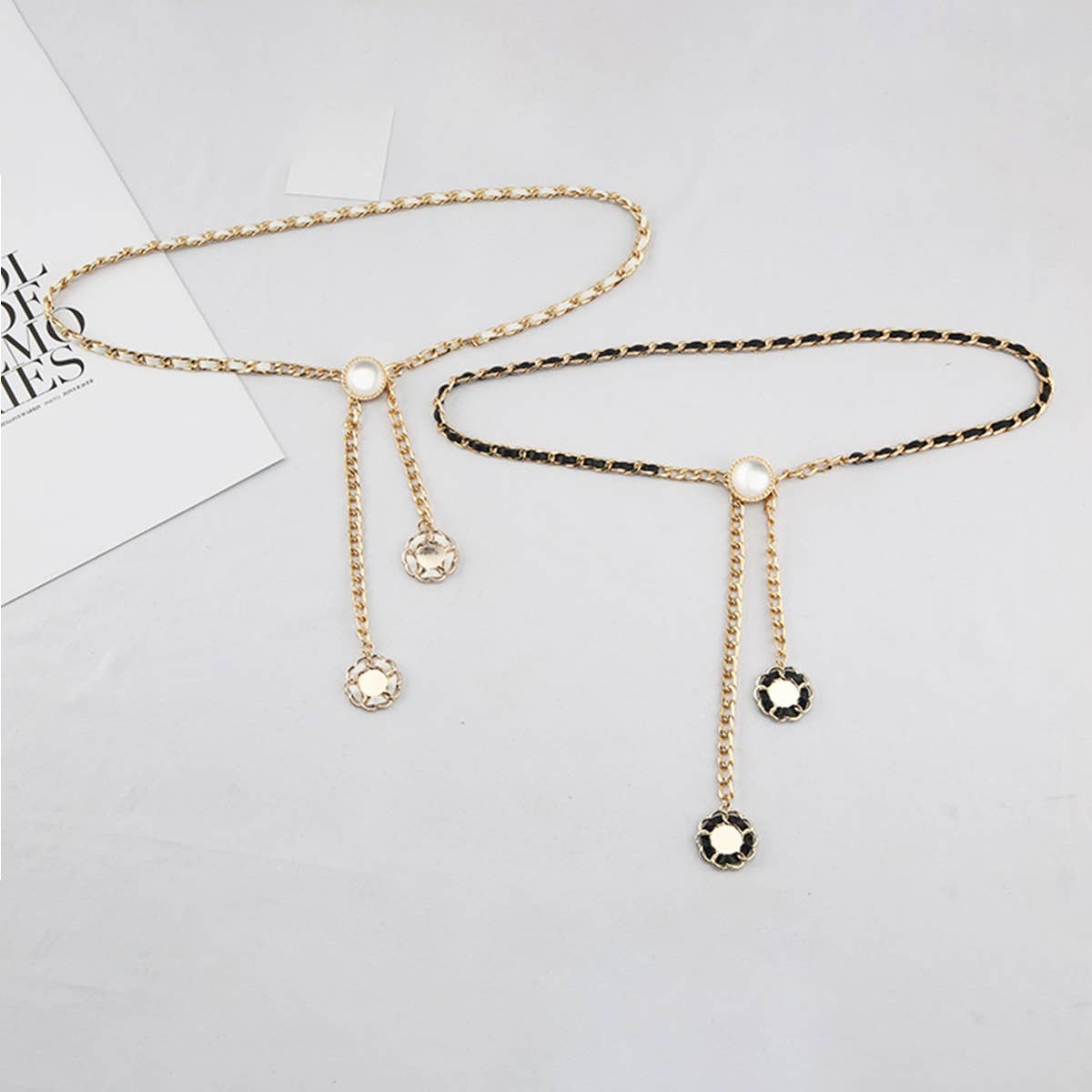 CWABE0969_FASHION DECORATION WITH SKIRT WAIST CHAIN BELT