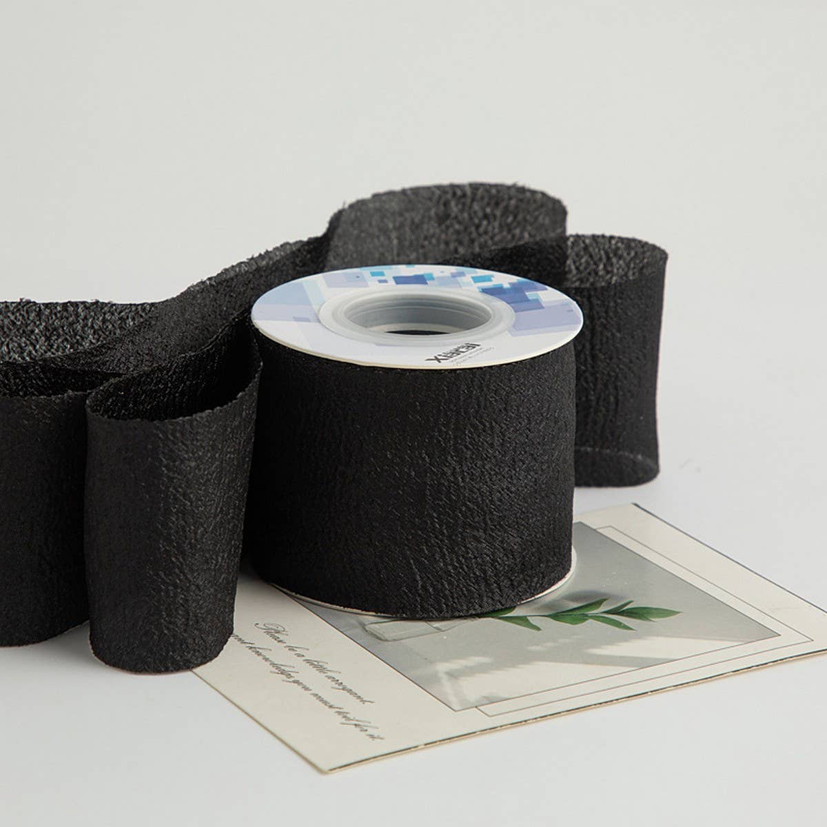 6CM KAPOK RIBBON BRIGHT PLEATED RIBBON_CWMM5763