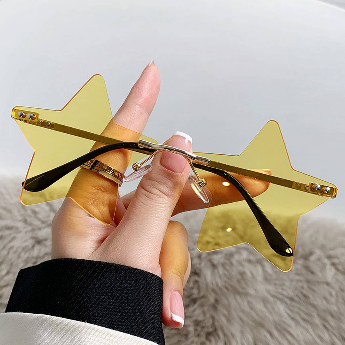 STAR SHAPEDR SUNGLASSES FASHION PARTY GLASSES_CWASG0348