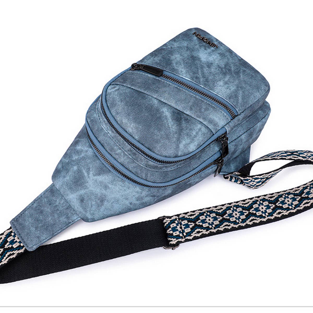 SIMPLE LIGHTWEIGHT SPORTS SHOULDER MESSENGER BAG_CWAB2712