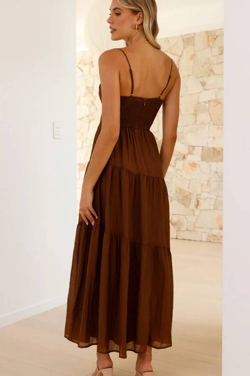 CWDMD5650_SLEEVELESS BACKLESS TIE STRAP MAXI FLARE DRESS