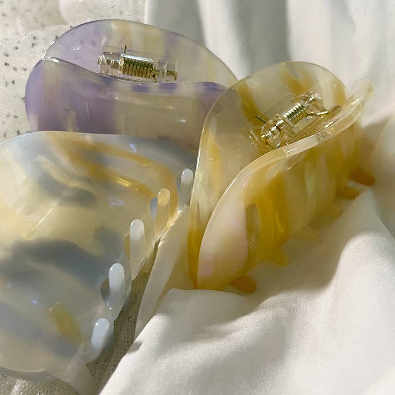 French Aurora Stunning Mermaid Acetate hair clip