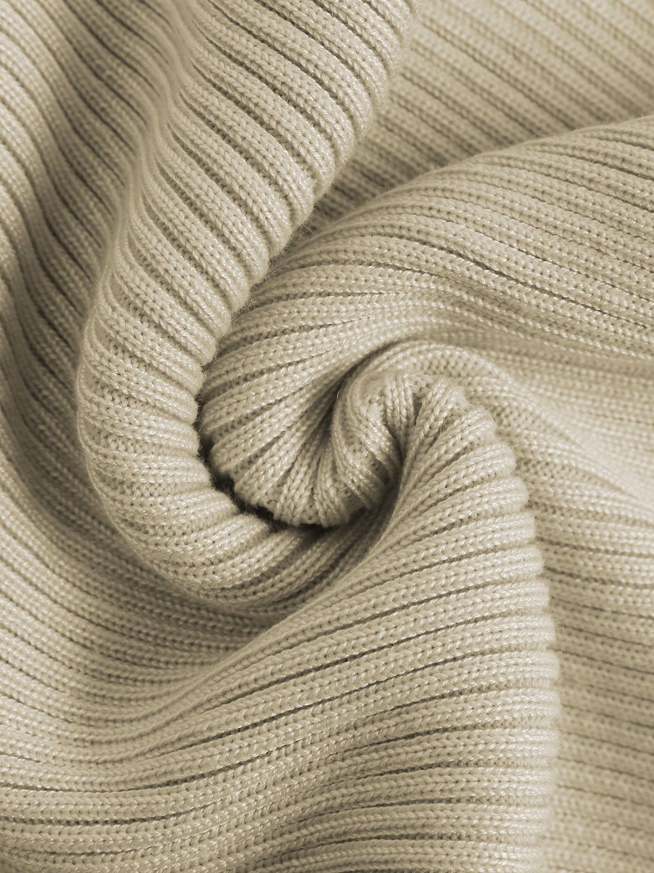 V-neck tie solid color elegant knitted dress