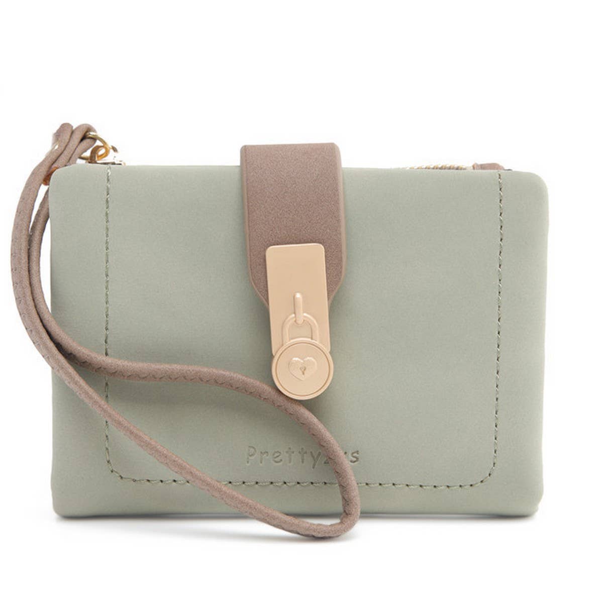 SHORT WOMEN'S SOLID COLOR FOLDING COIN PURSE_CWAB2340