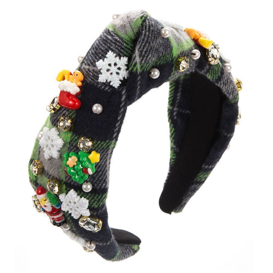 CHRISTMAS HEADBAND CLASSIC MESH FABRIC