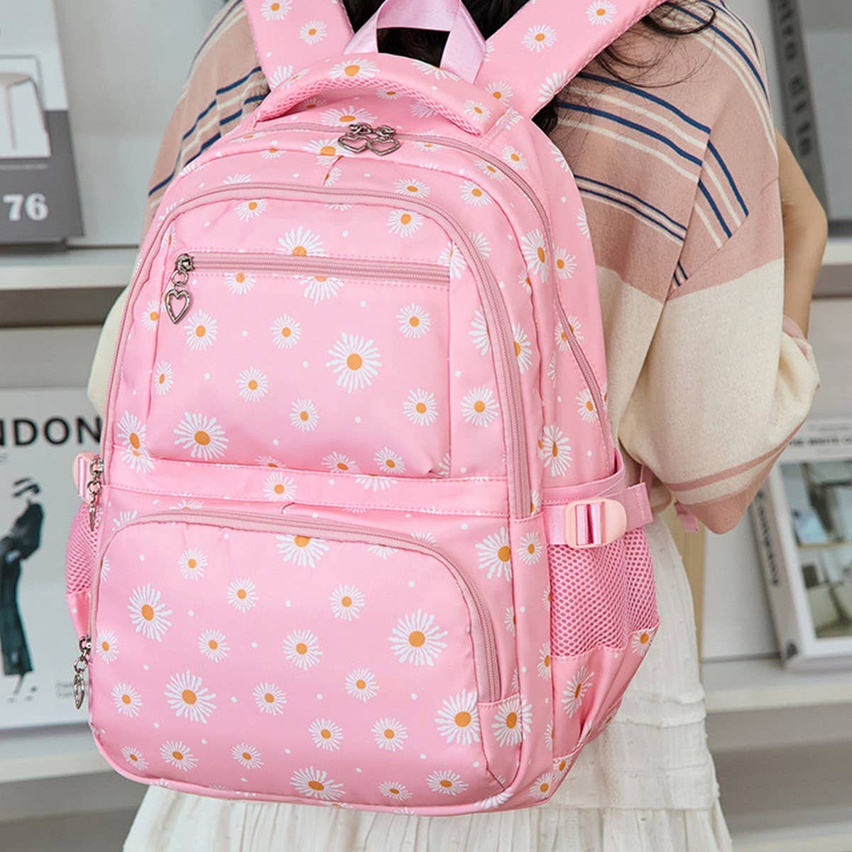 Backpacks for School, Floral Set for Grade 4-6_CWAB5456