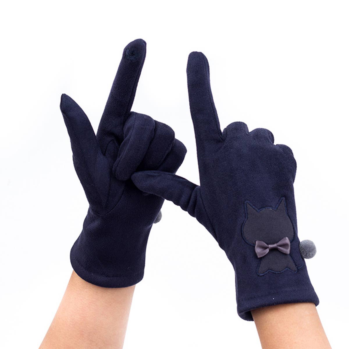 AUTUMN AND WINTER CYCLING WARM CARTOON GLOVES_CWMM1548