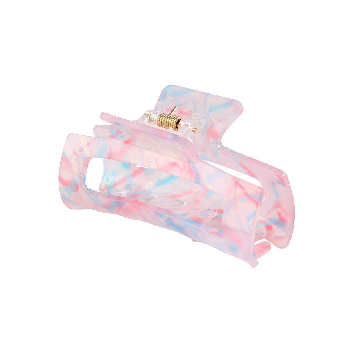 CWAHA07434_ACETAATE RECTANGLE HAIR CLAW CLIP 8.2CM