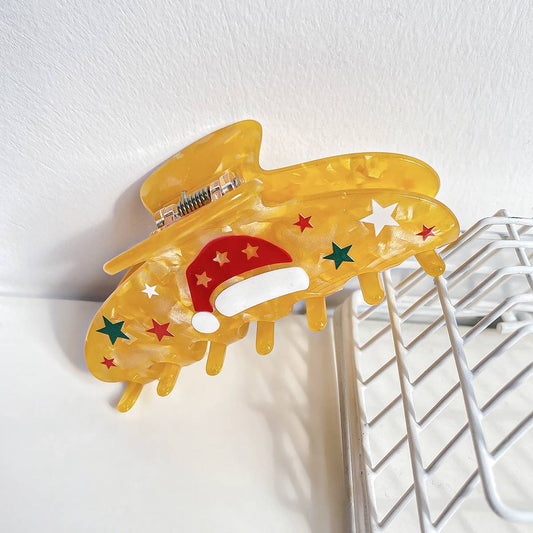 Christmas cartoon fun gingerbread man hairpin