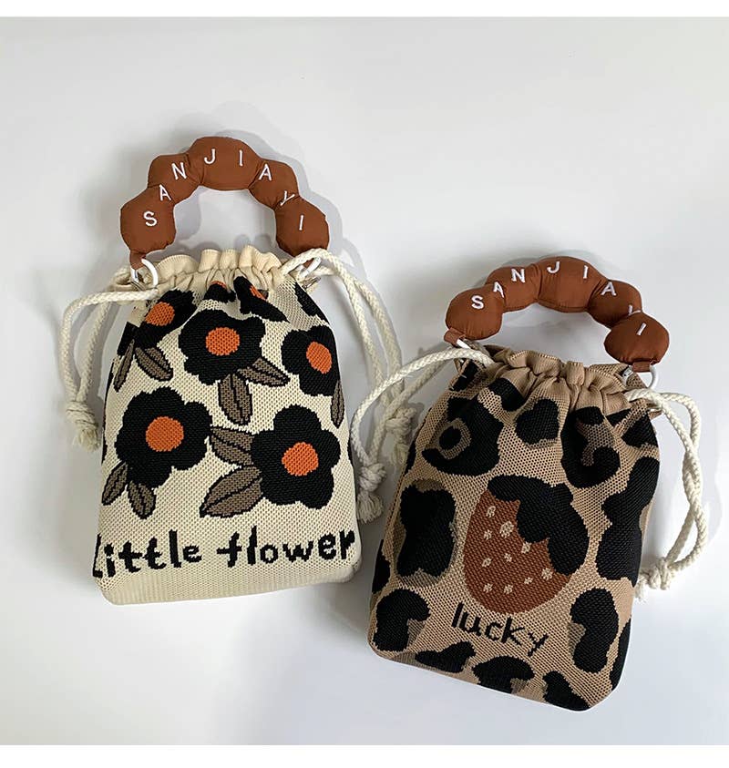 Convenient to carry with you woven lucky bag