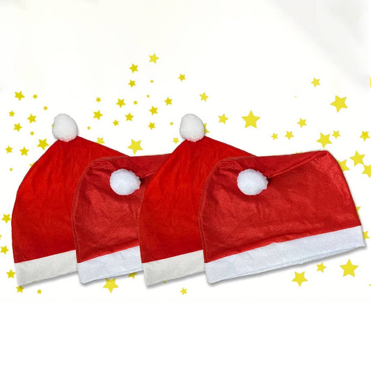 CWAH4073_CHRISTMAS DECORATION CAR CHAIR COVER CHRISTMAS HAT