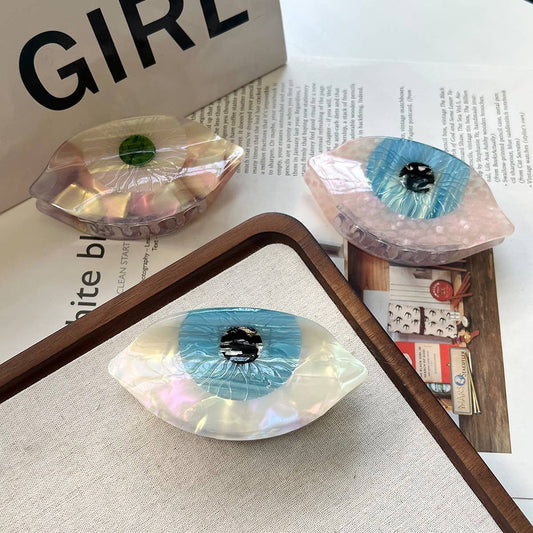 Vintage Eye Acetate Hair Claw Simple Chic Clip£ßCWAHA6027