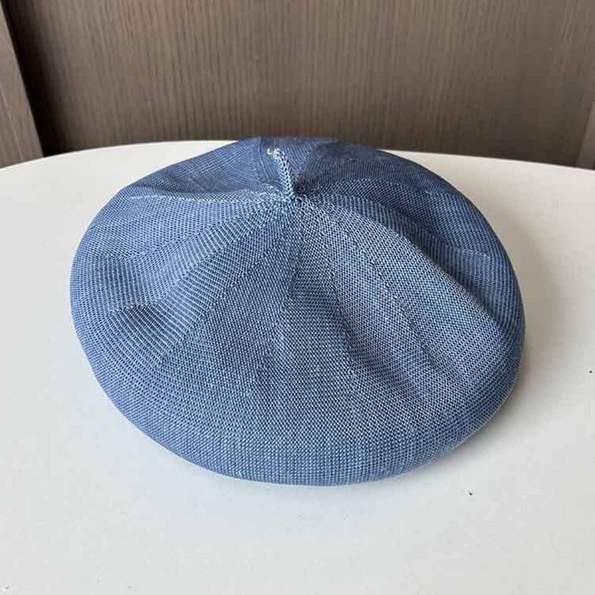 KNITTED ICE SILK BREATHABLE SOLID COLOR BERET_CWAB2901