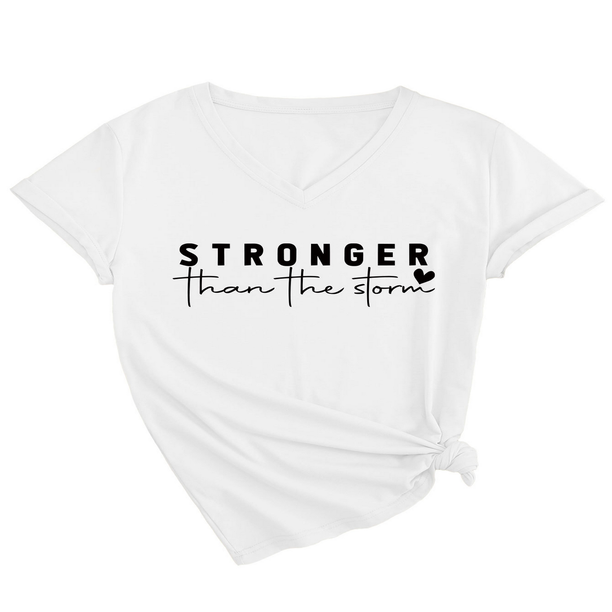 Basic V-Neck Tee for Women, Soft and Stylish_CWTTS1470