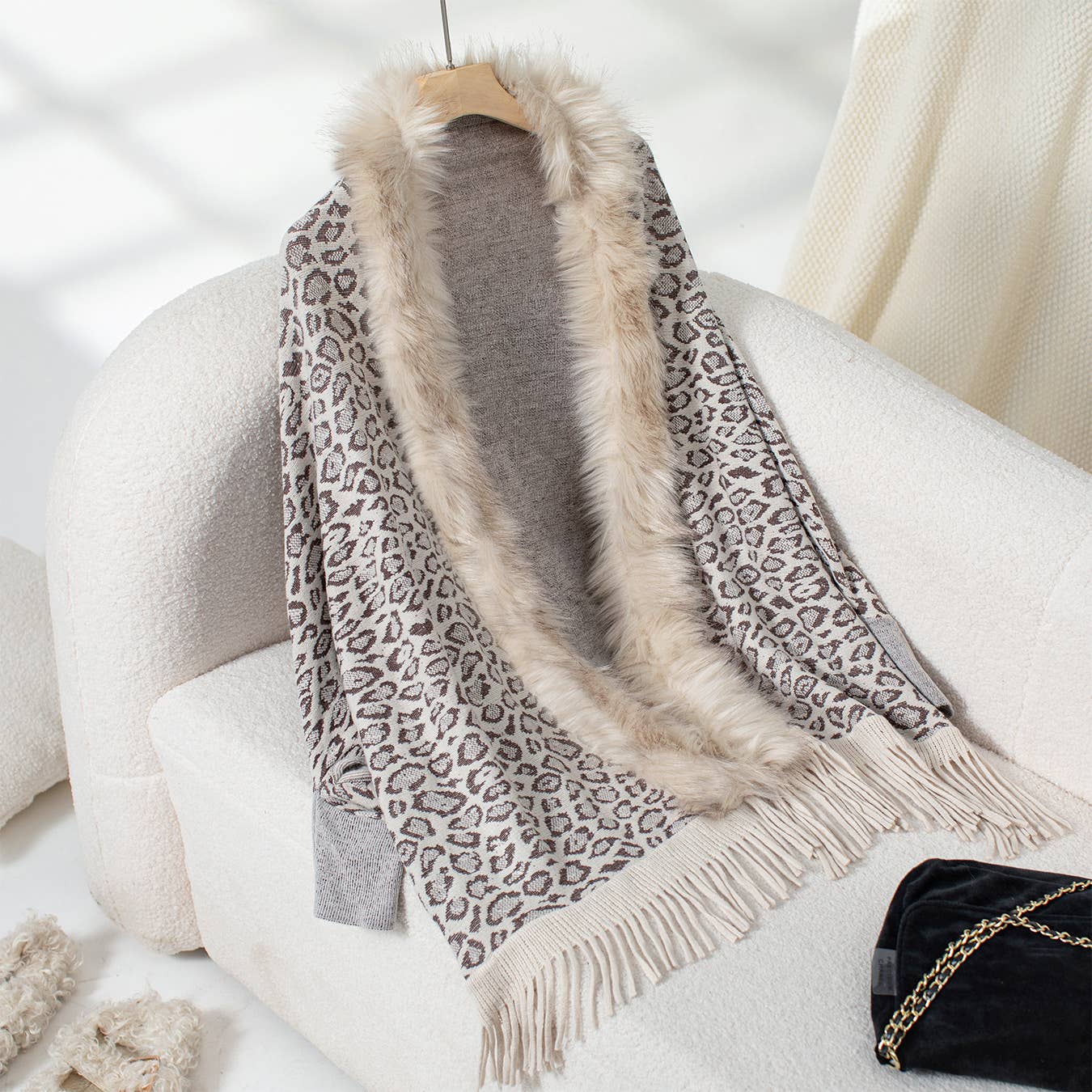 Baggy bat-sleeved cross border sweater cape cardigan