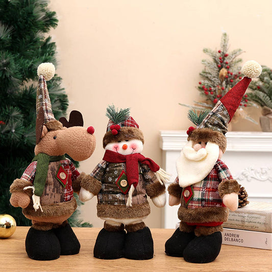 CWMM9394_CHRISTMAS RETRO DOLL DECORATION ORNAMENTS