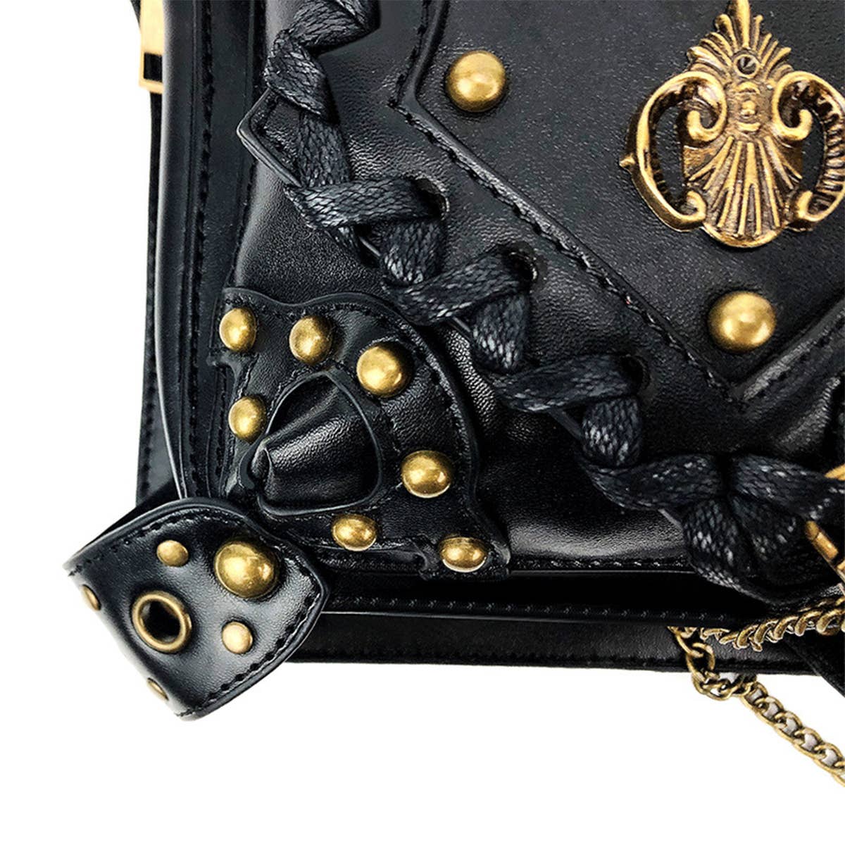 STEAMPUNK ONE-SHOULDER DIAGONAL BAG PURSE_CWAB0639