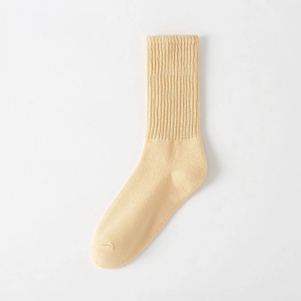 NEW SOLID COLOR CASUAL ALL-MATCH MID-TUBE SOCKS