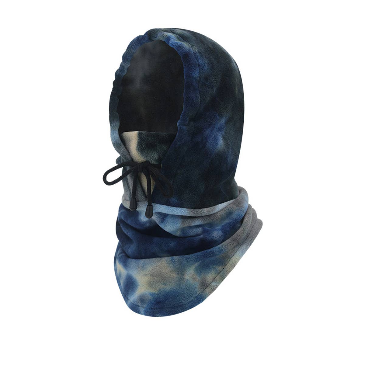 WARM TIE-DYE HOODED CYCLING SKI HAT NECK GAITER