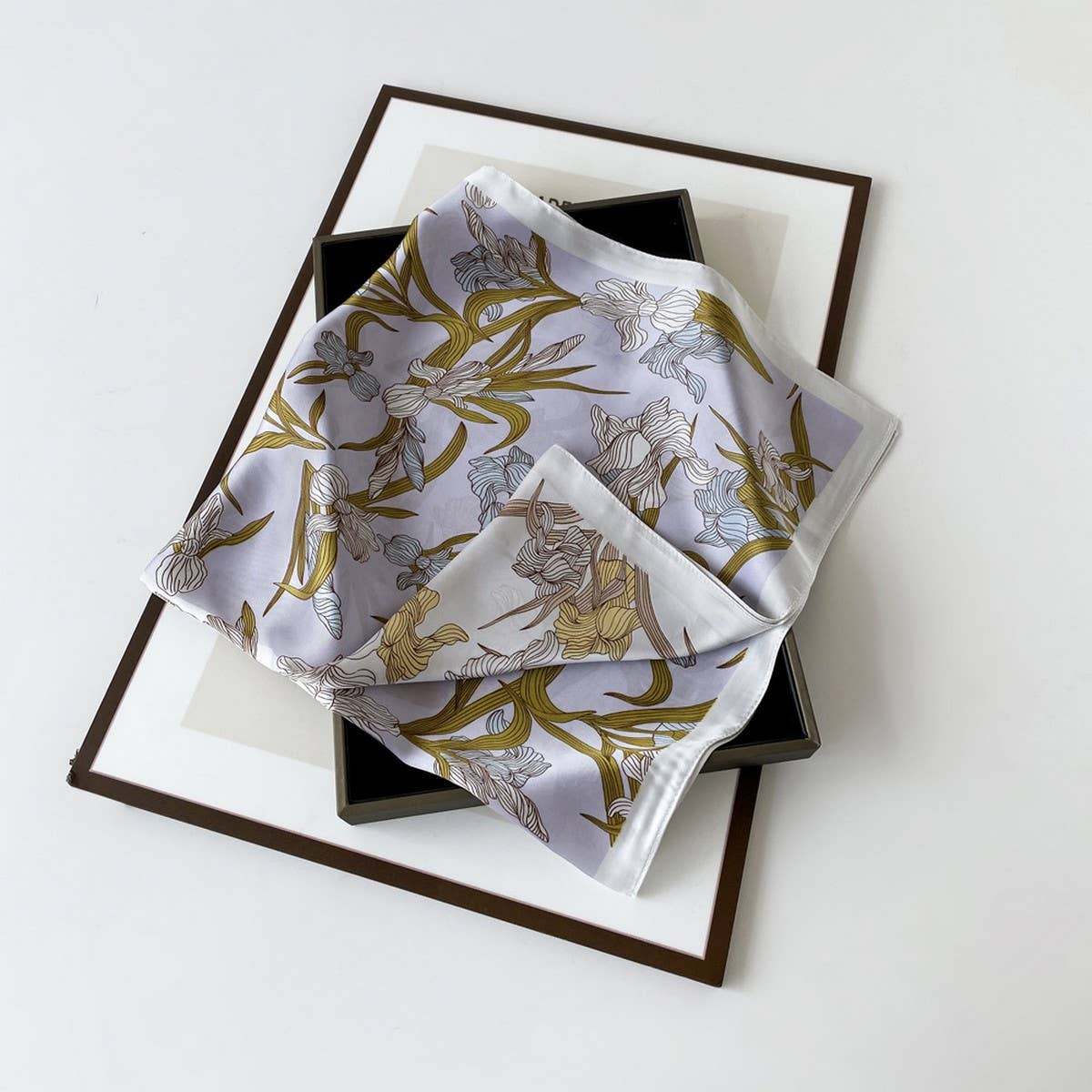 Satin Scarf - Simple Premium Lightweight Square