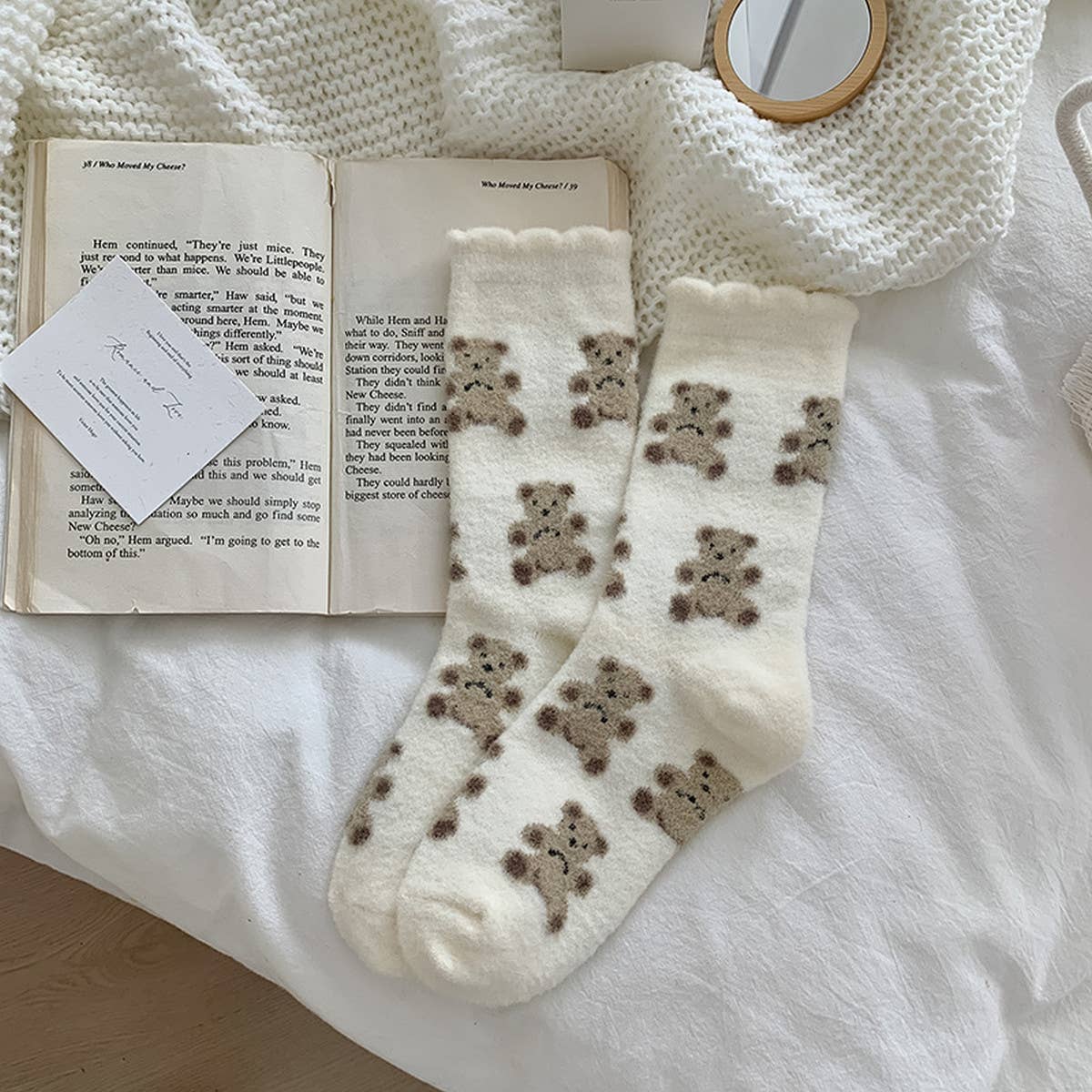 CUTE CARTOON THICK WARM BEAR SOCKS