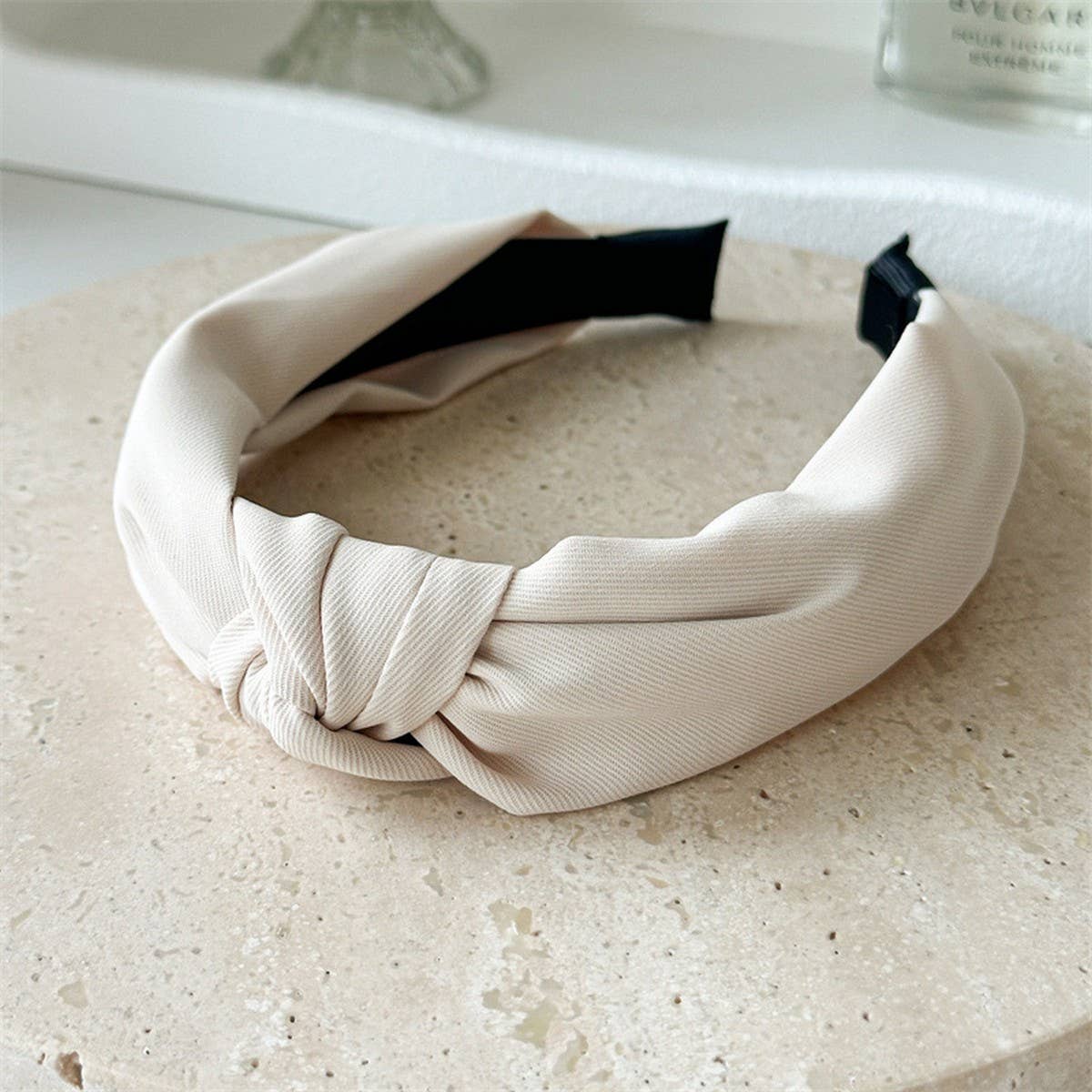 FASHION TOP KNOT FABRIC HEADBAND_CWAHA1376